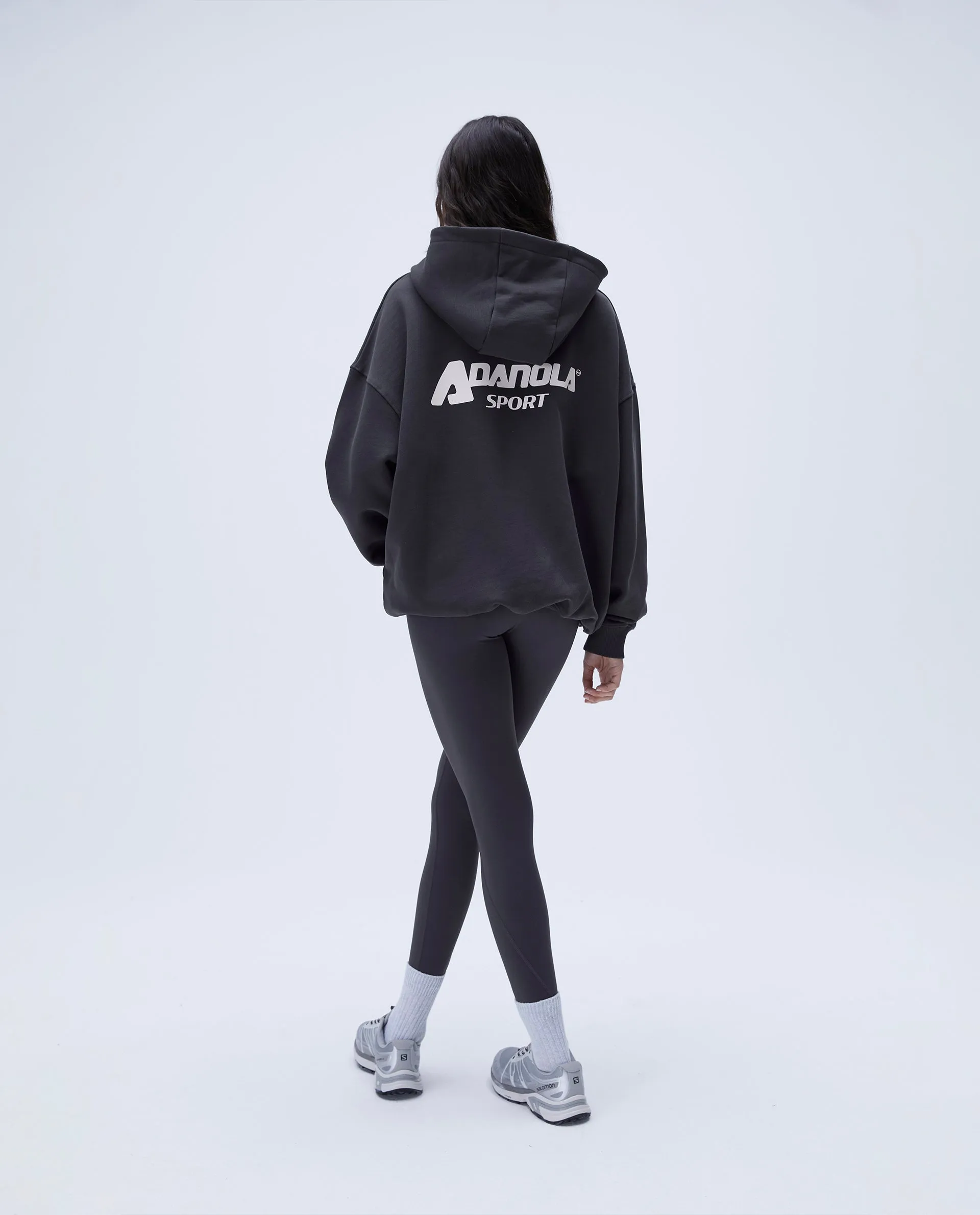 "A" Oversized Hoodie - Graphite Grey