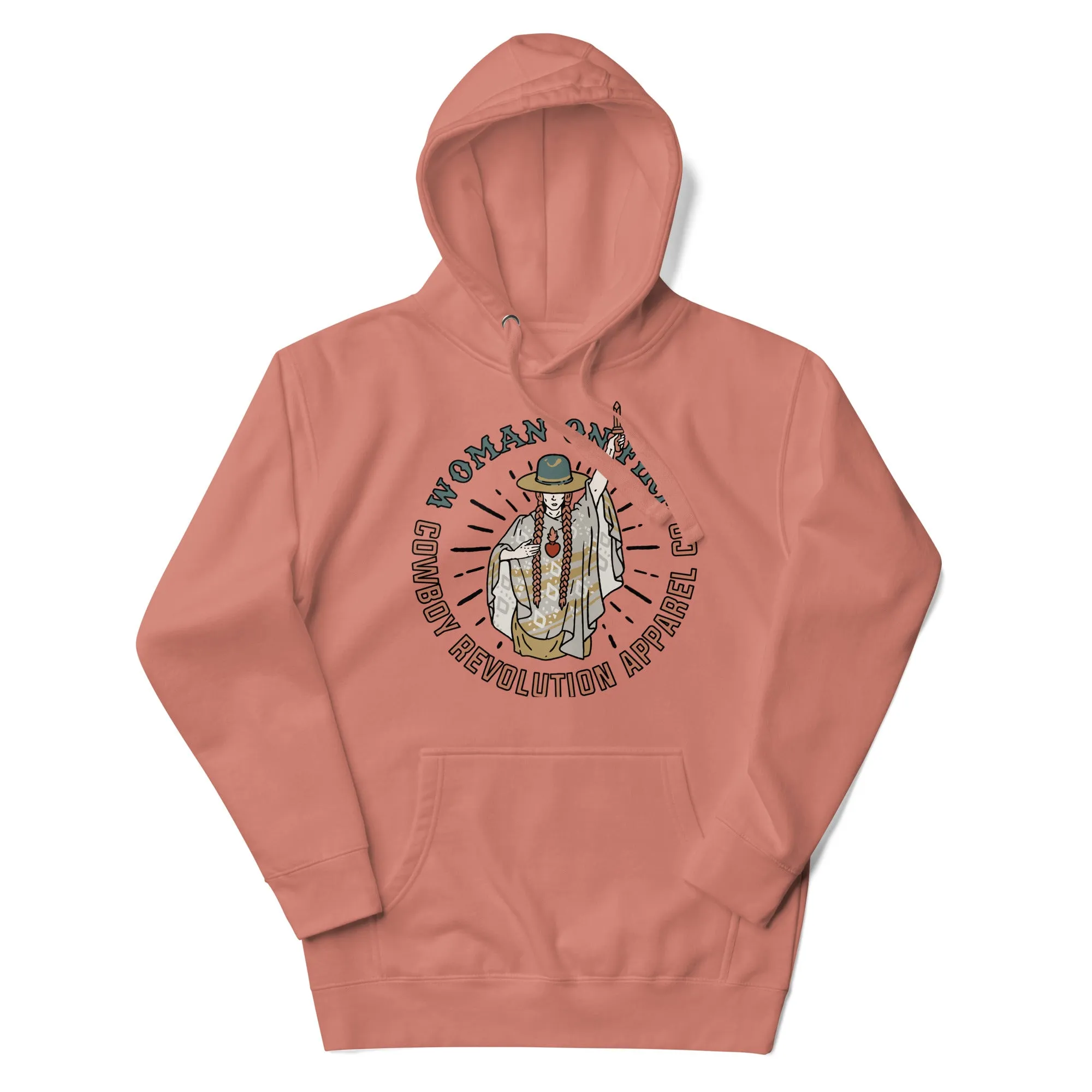 "Woman On Fire" Cowboy Revolution Premium Hoodie