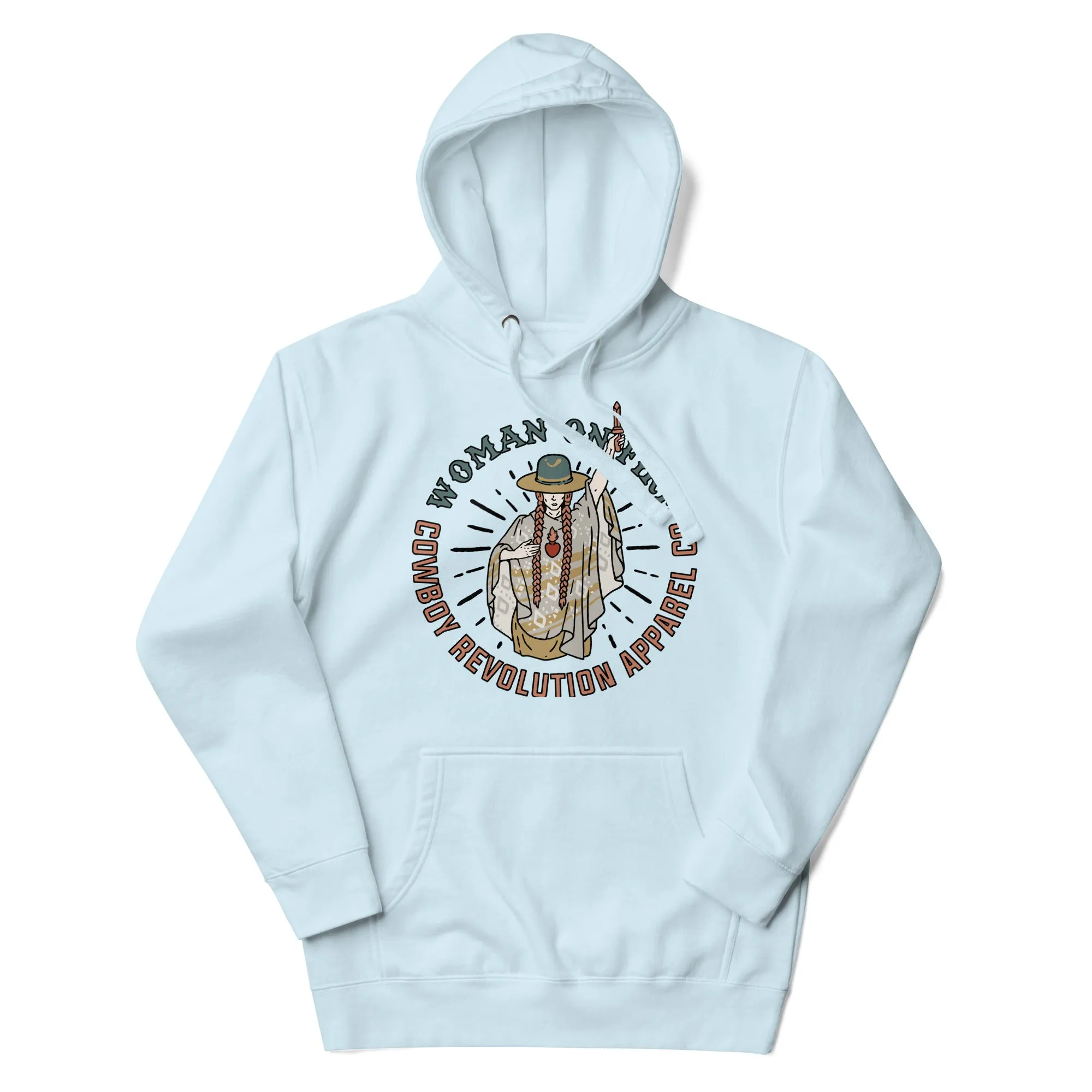 "Woman On Fire" Cowboy Revolution Premium Hoodie