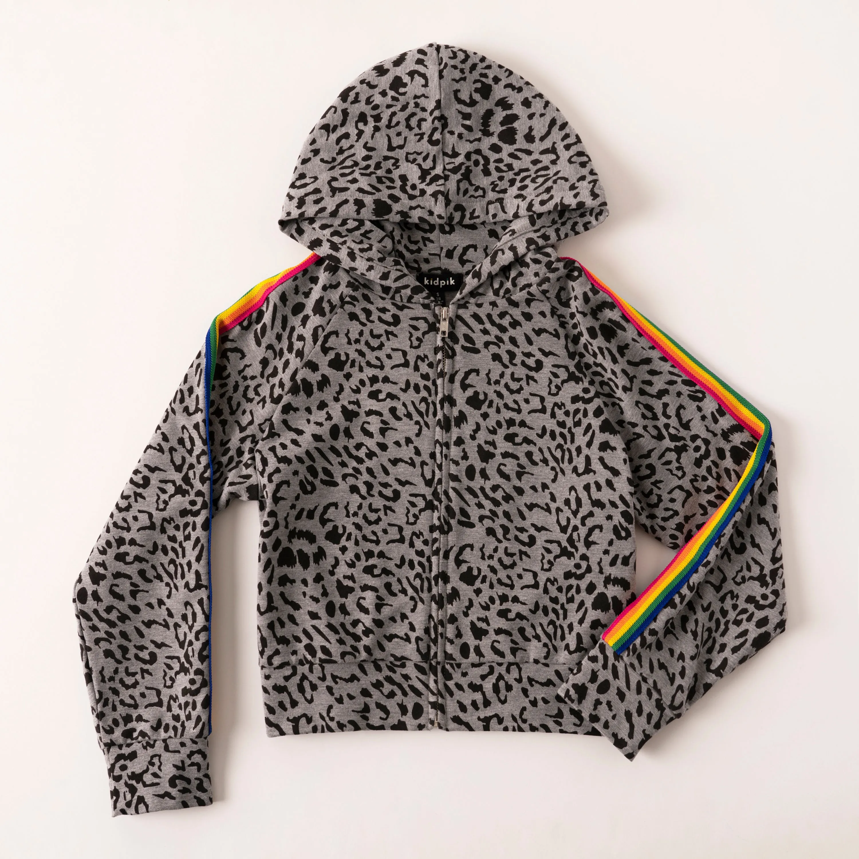 Rainbow Taped Leopard Jacket