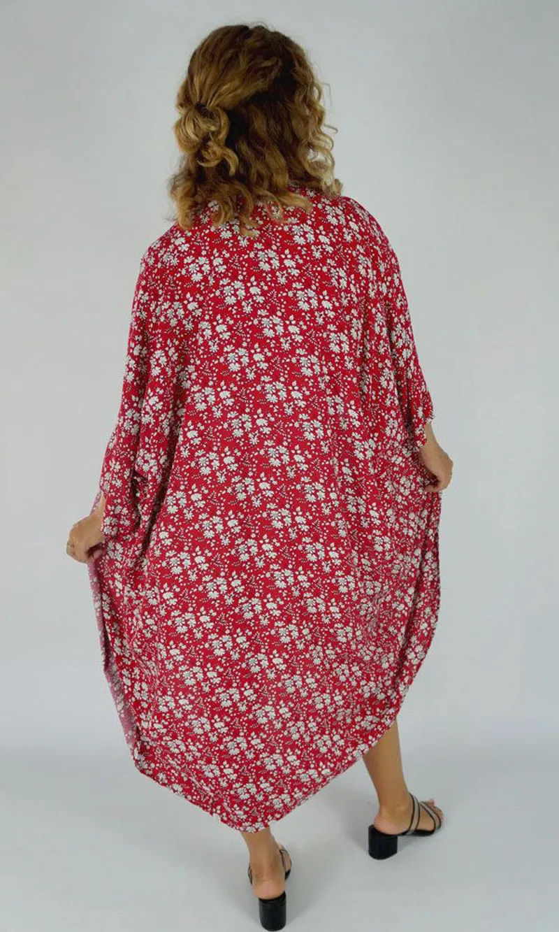 Rayon Cape Long Blossom, More Colours