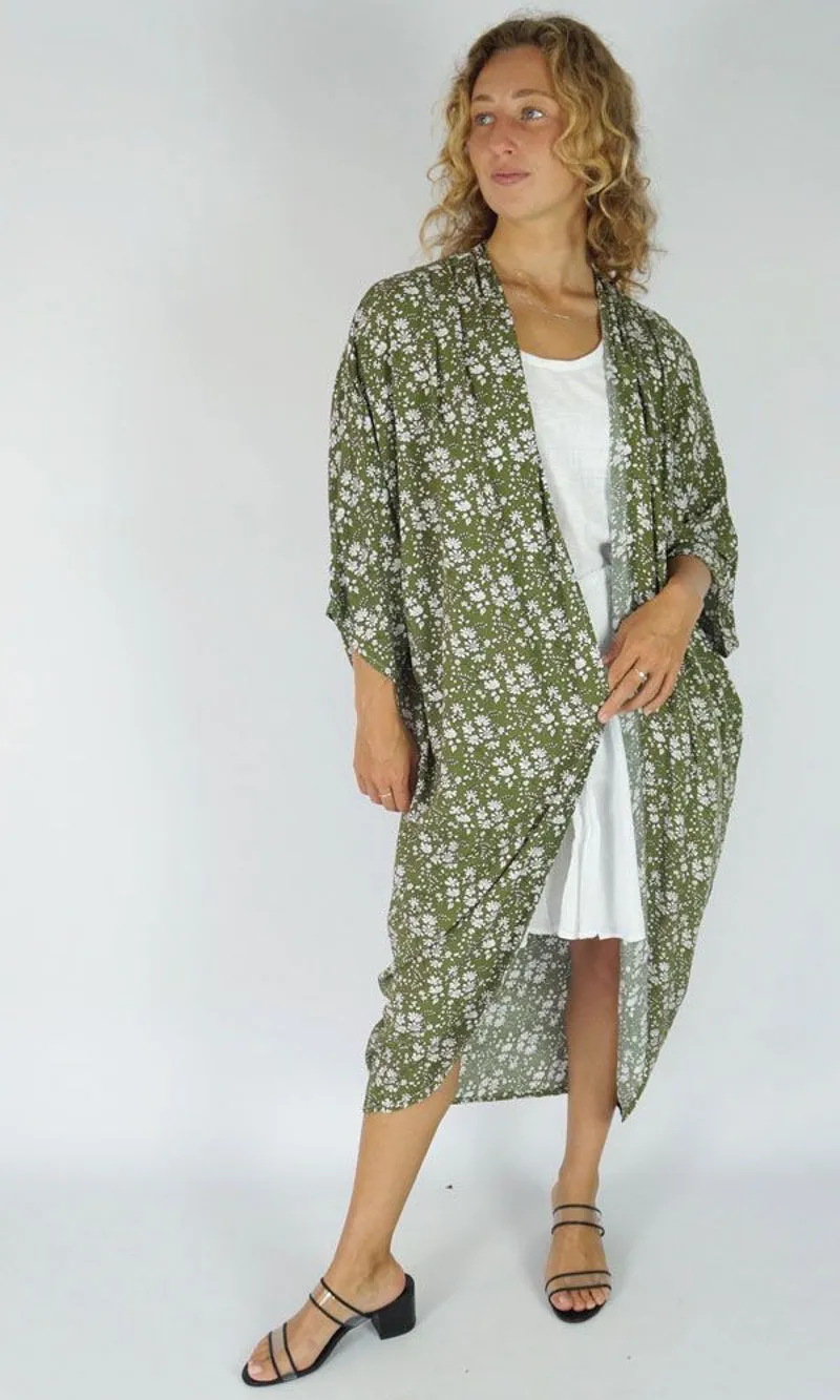 Rayon Cape Long Blossom, More Colours