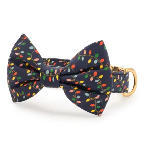 Rifle Paper Co. x TFD Holiday Lights Bow Tie Collar