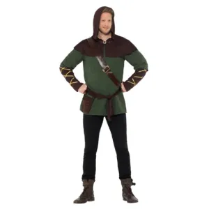 Robin Hood Adult Costume - Green & Brown