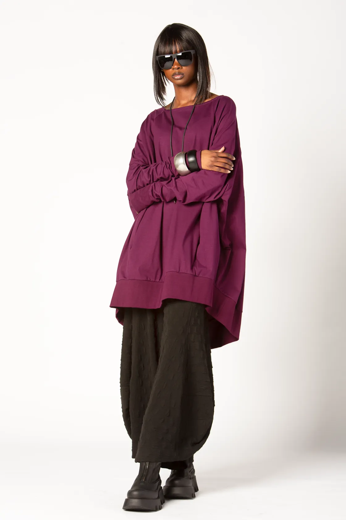 Sabotino Tunic in Berry Tokyo