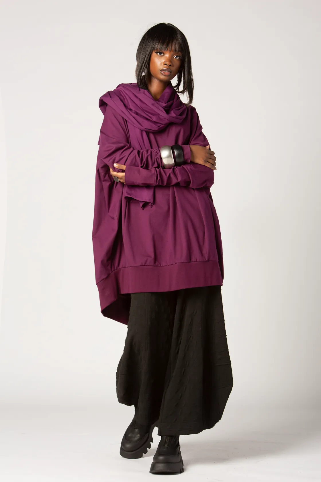 Sabotino Tunic in Berry Tokyo