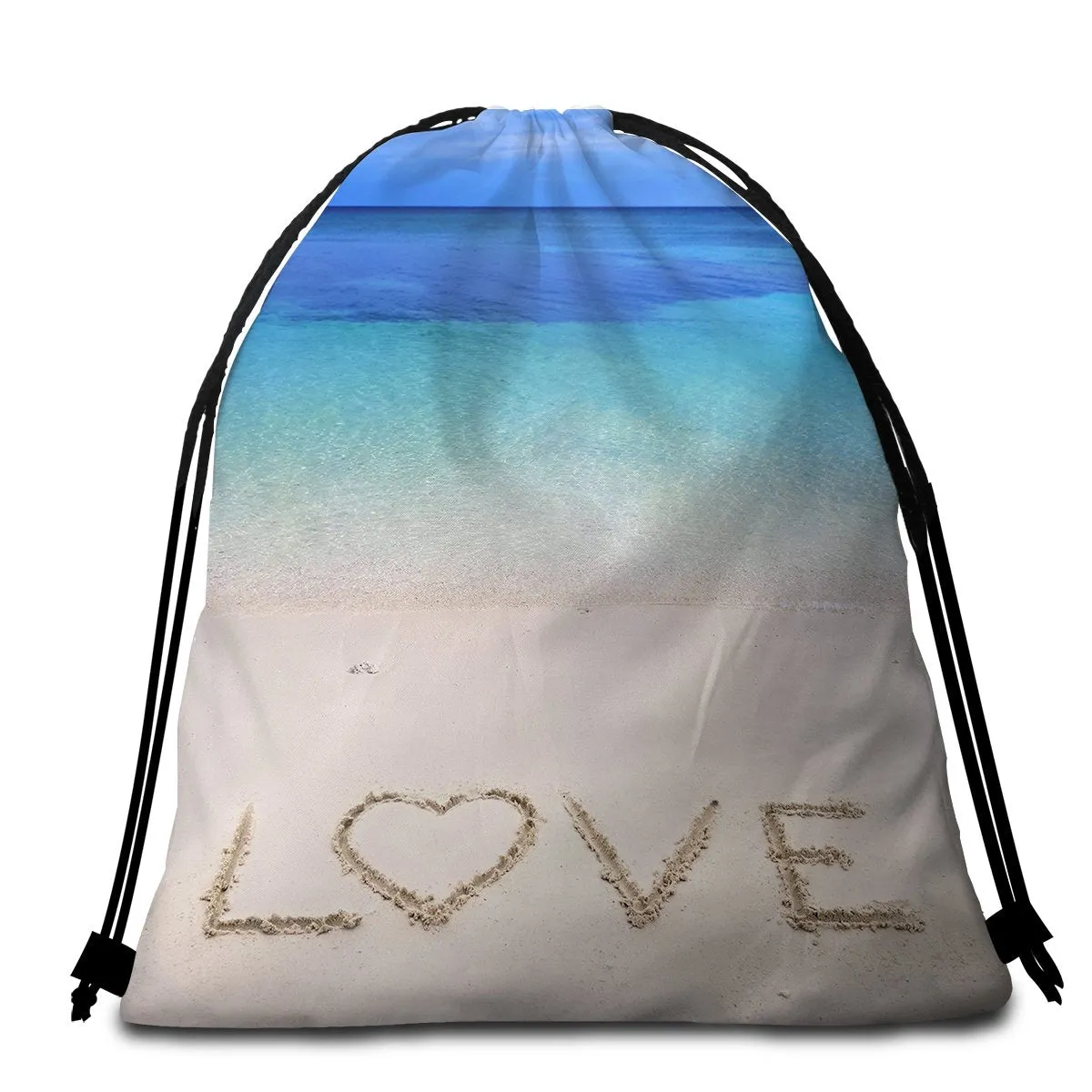 Sandy Love Towel   Backpack