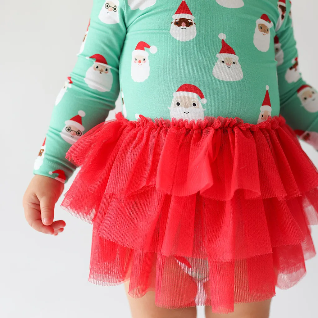 Santa Medley Tulle Bodysuit Dress