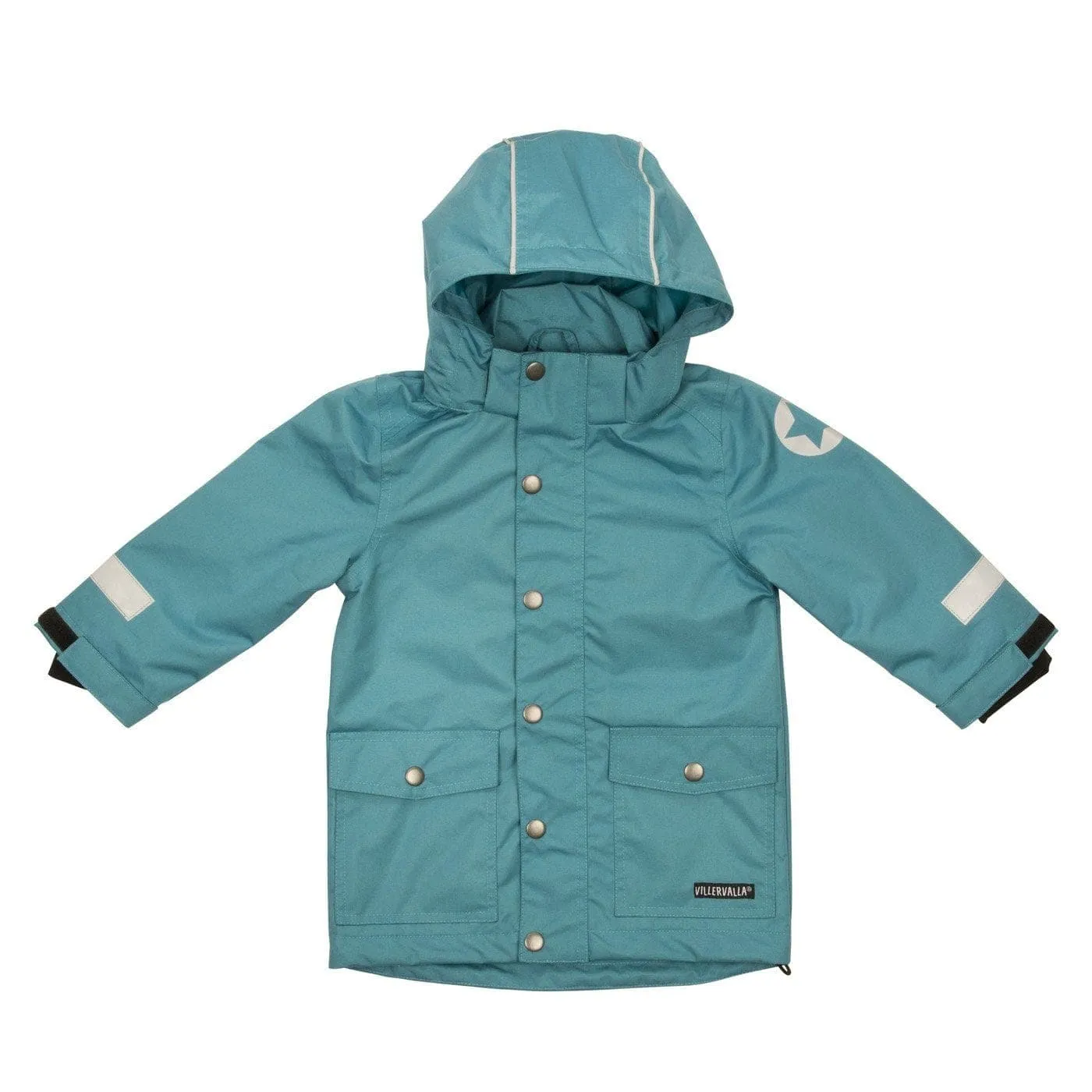 Shell Waterproof Breathable Parka Jacket: Lake Blue