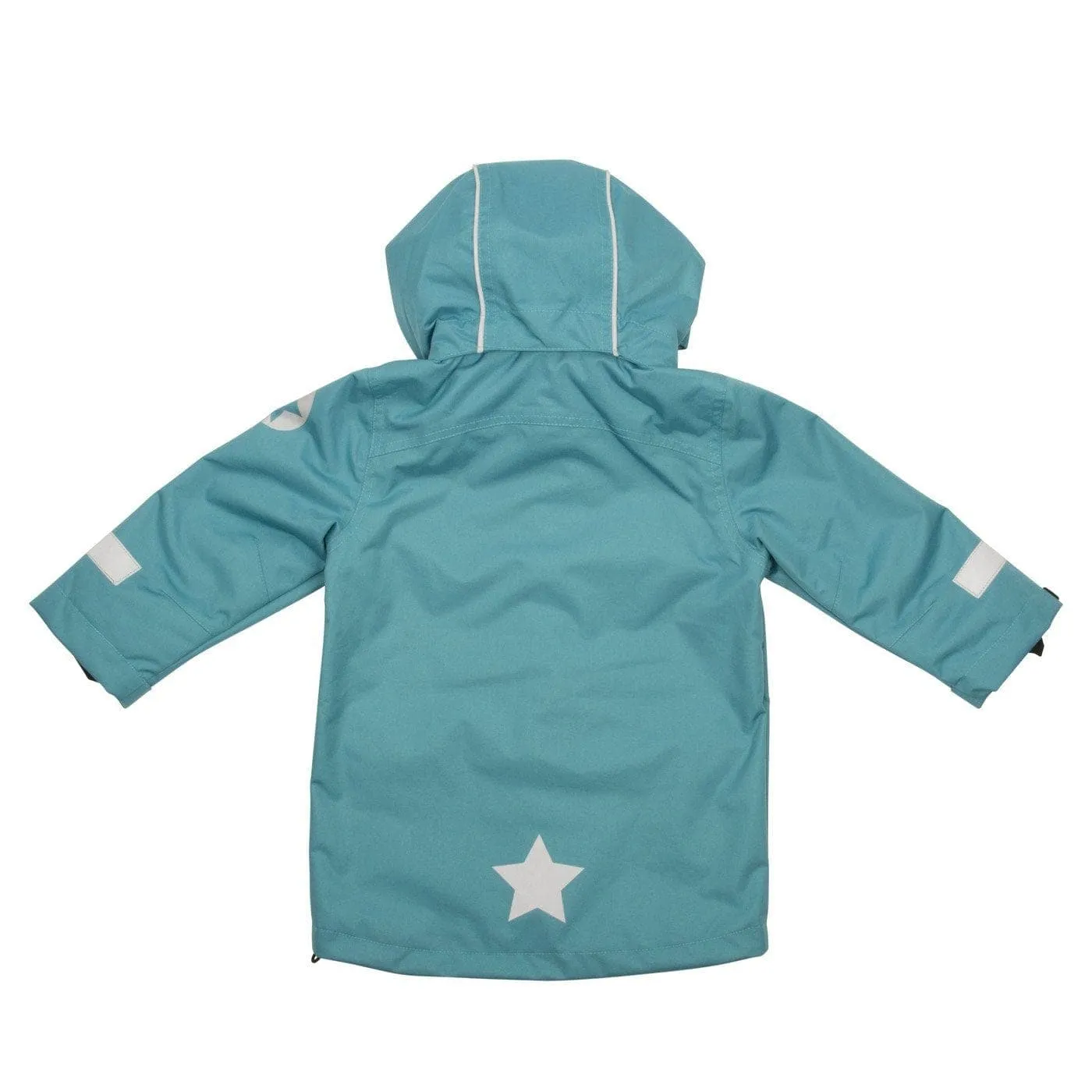 Shell Waterproof Breathable Parka Jacket: Lake Blue