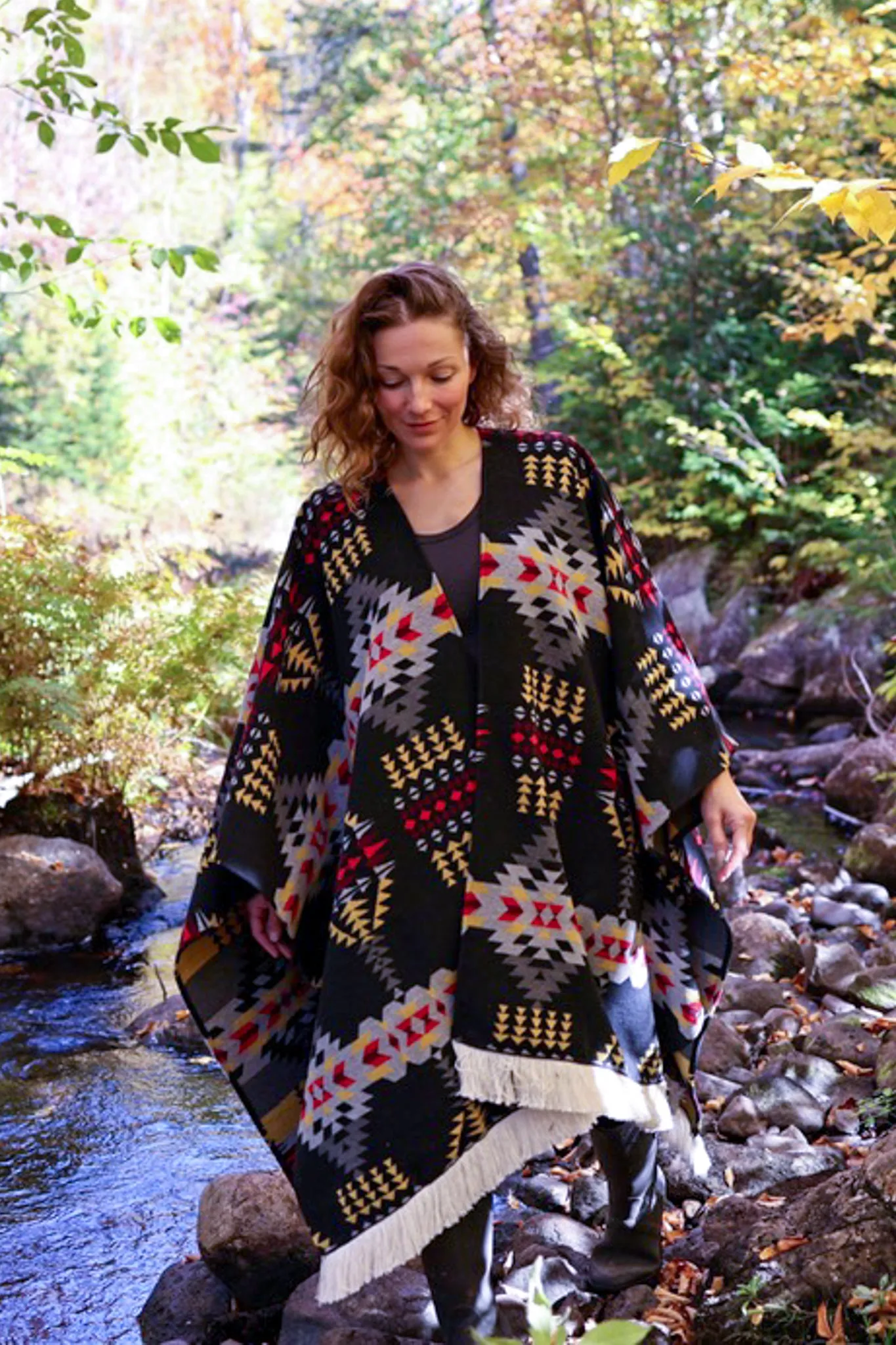 Signature Camino Blanket-Shawl - Phoenix