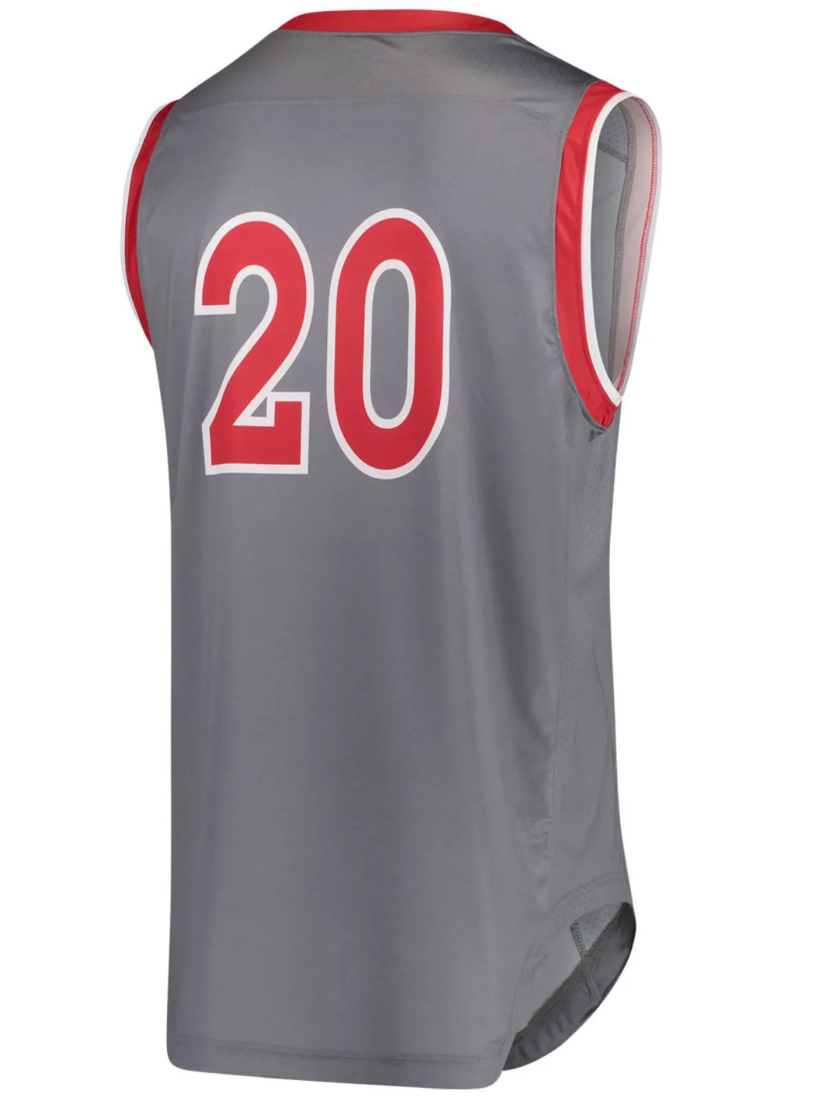 St. Johns Red Storm Under Armour Basketball Replica #20 Gray Jersey