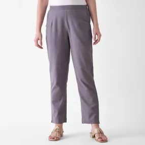 Steel Grey Cotton AMPM Pants