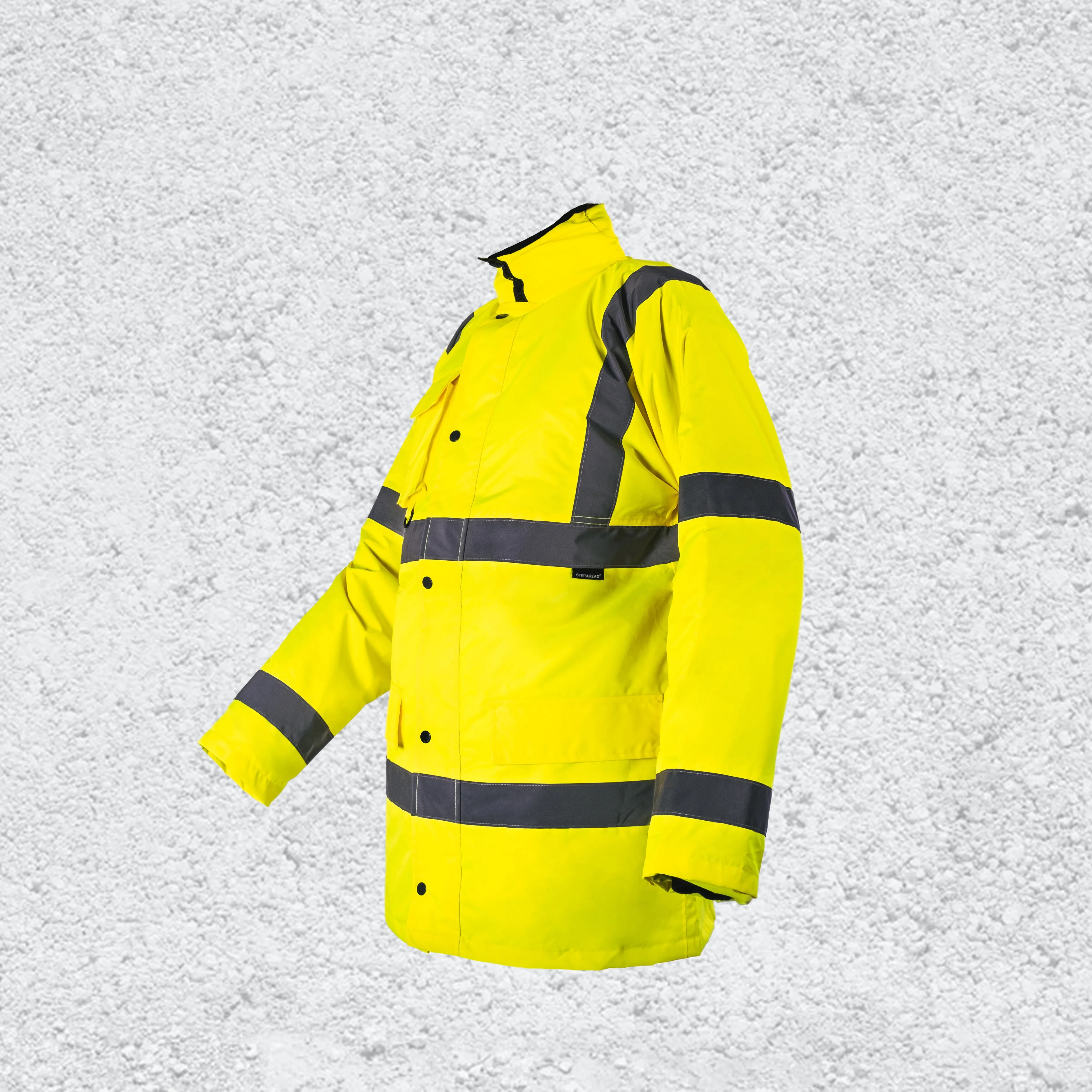 Step Ahead Hi Visibility Yellow Parka Jacket