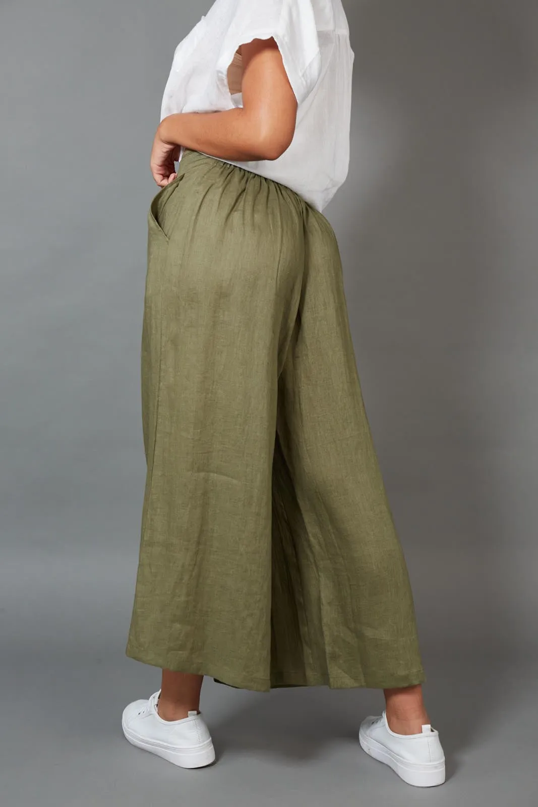 Studio Crop Pant - Tusk | Eb and Ive