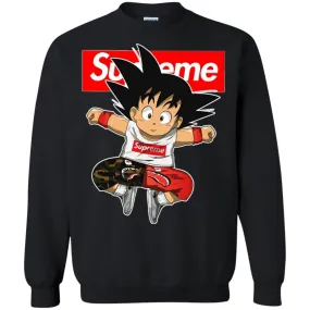 Supreme Dragon Ball Goku T-shirt Crewneck Pullover Sweatshirt