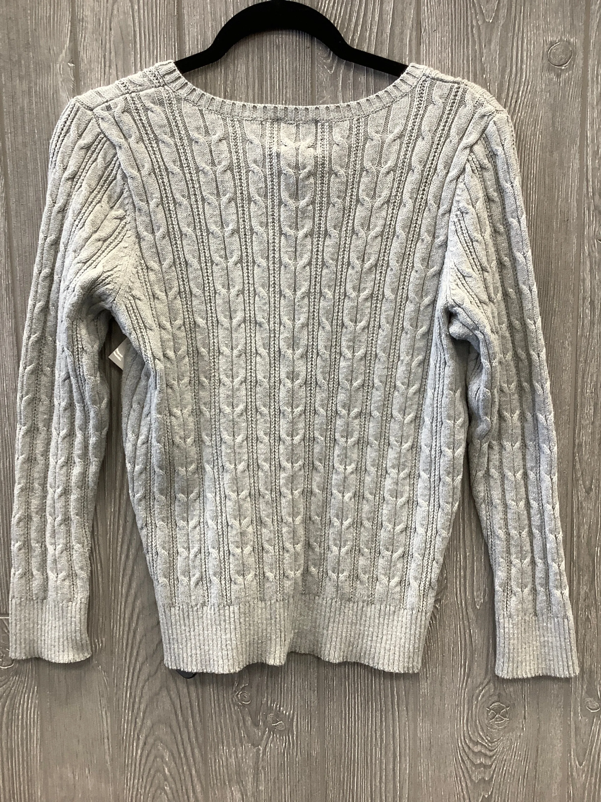 Sweater By St Johns Bay In Grey, Size: Lp