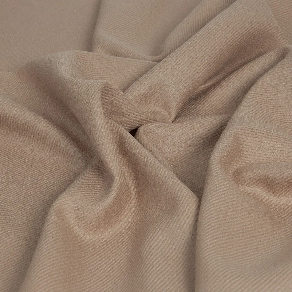 Tan Beige Twilled Wool 423