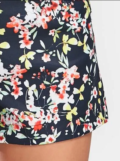 TastyHottie - Fashion High Waist Floral Print Shorts