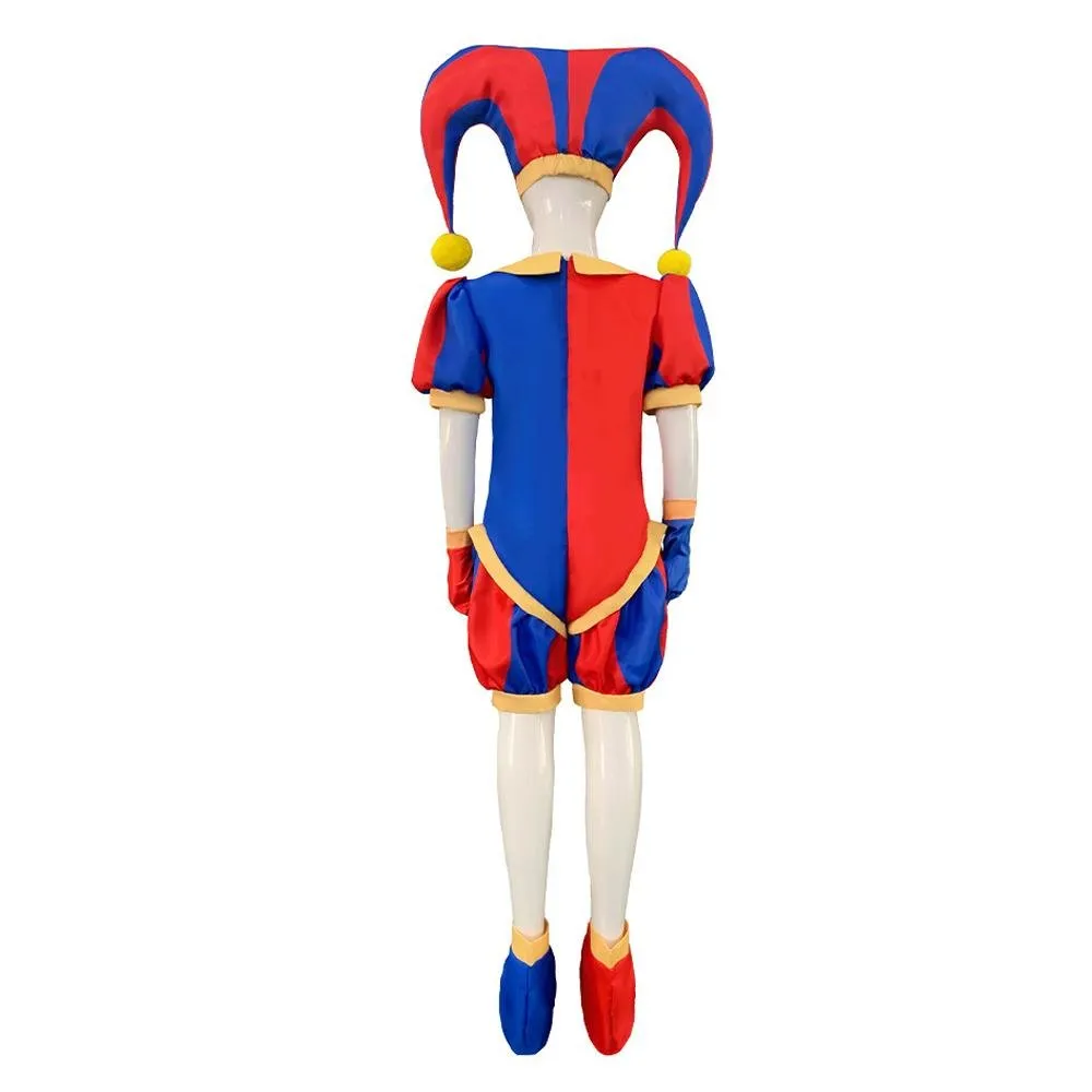 The Amazing Digital Circus TADC Pomni Costume Zentai Bodysuit Cosplay Halloween