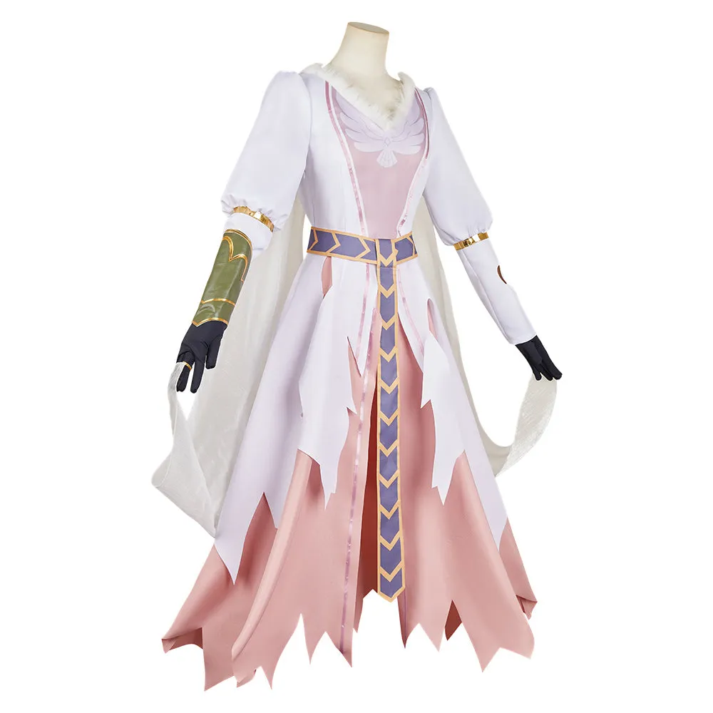 The Lord Of The Rings : The War of the Rohirrim (2024) Hera Women White Dress Cosplay Costume