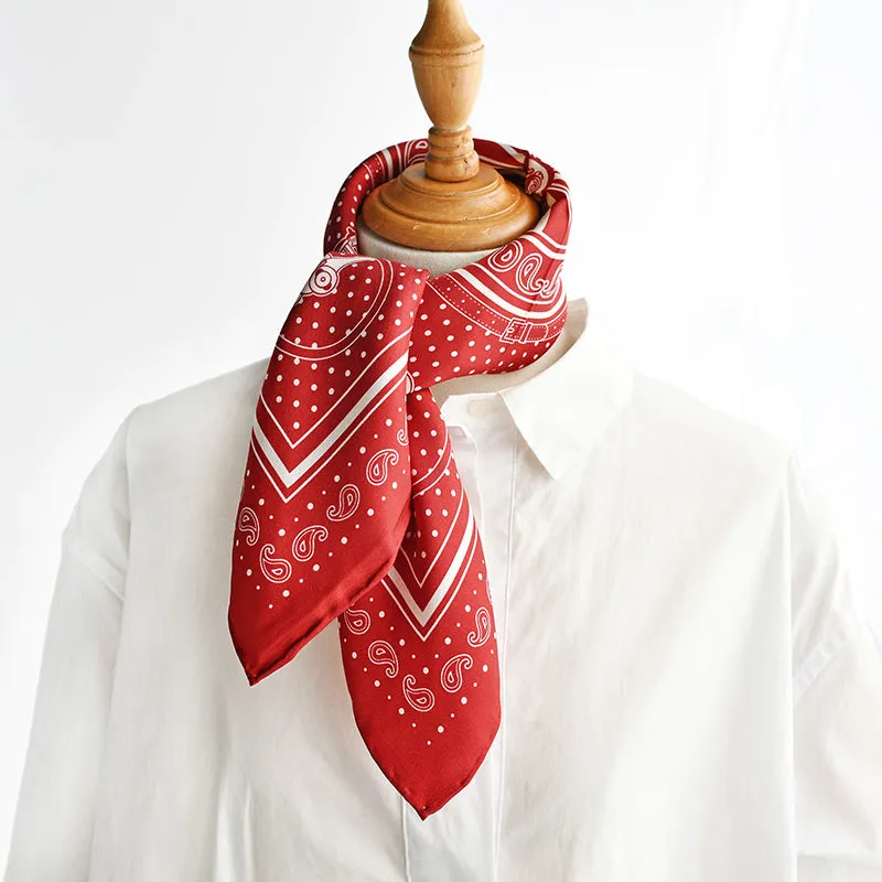 The Magic Cart - Twill Mulberry Silk Bandana