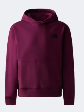 The North Face Oversized Kids Lifestyle Hoody Boysenberry