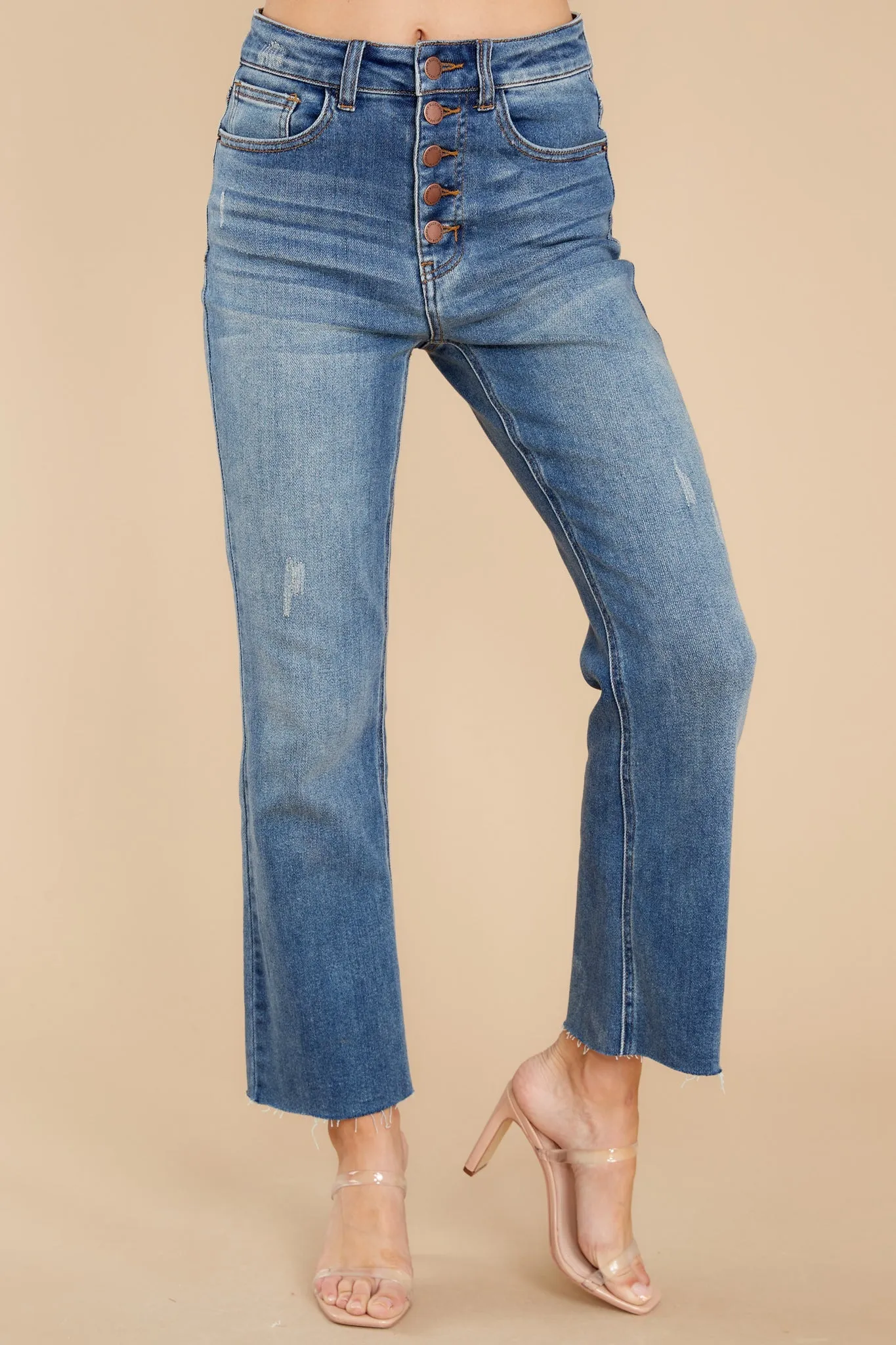 The Perfect Fit Medium Wash Straight Jeans