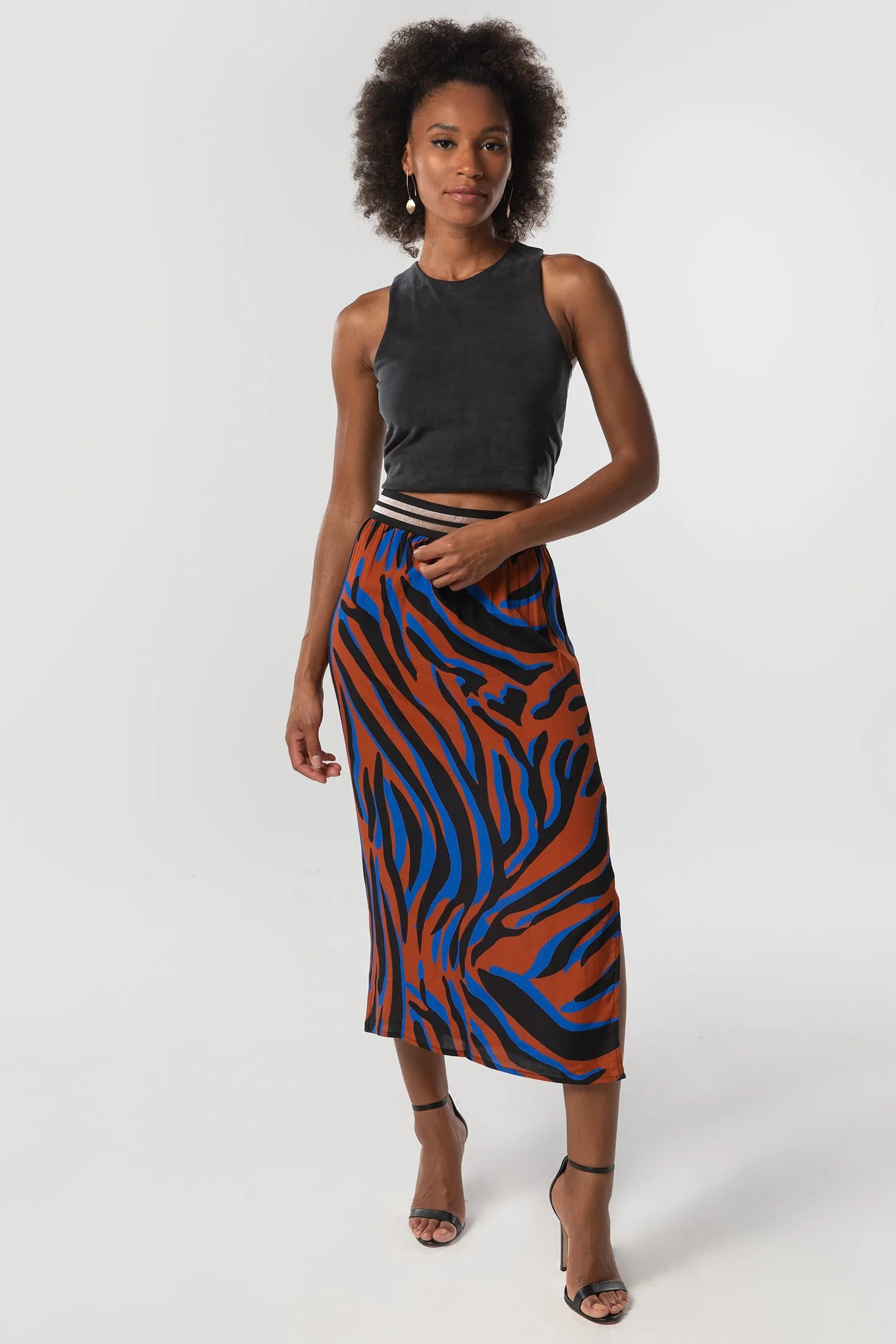 The Safari Midi Skirt