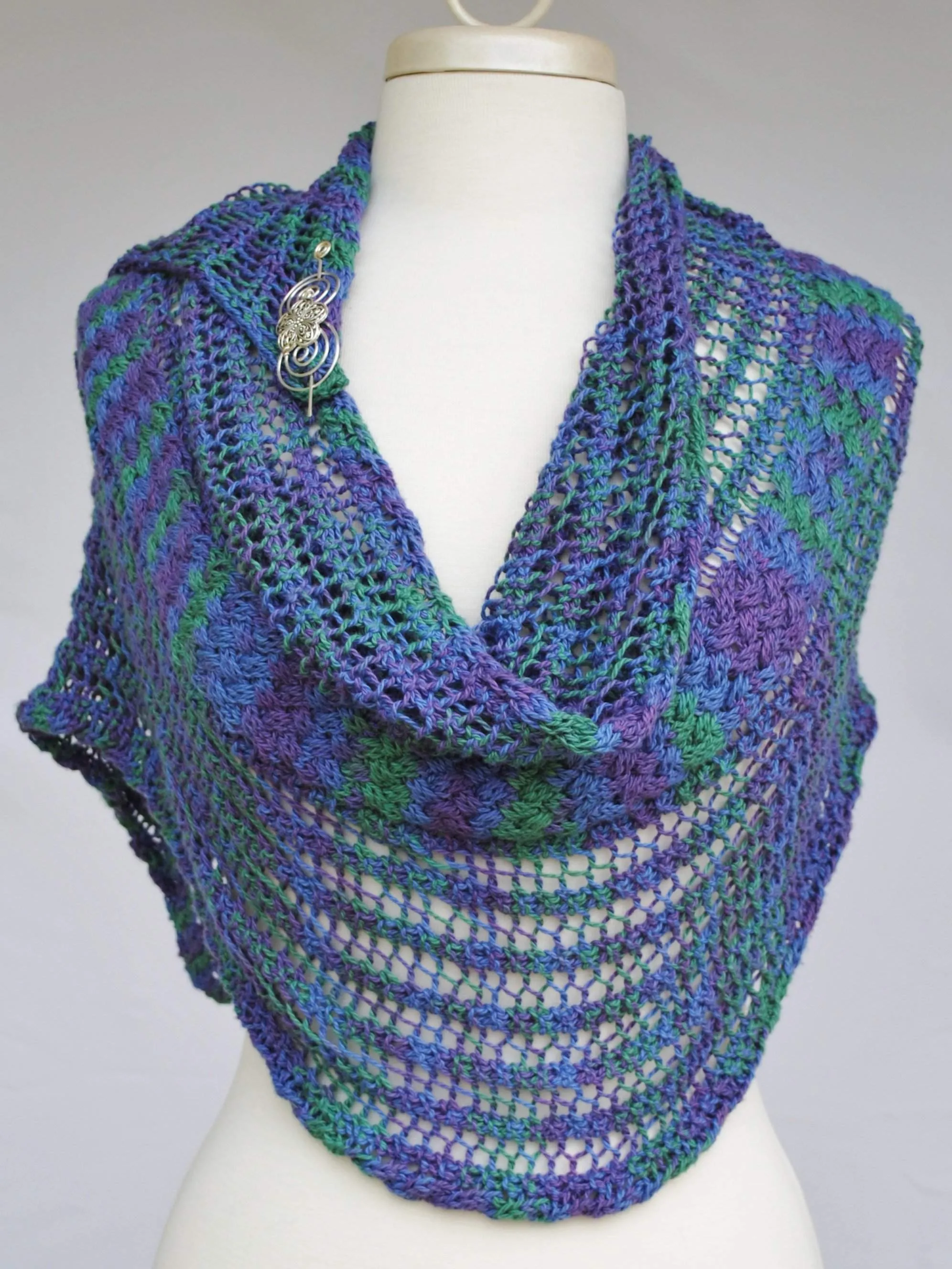 Titchfield Knit Wrap Pattern PDF Downlaod