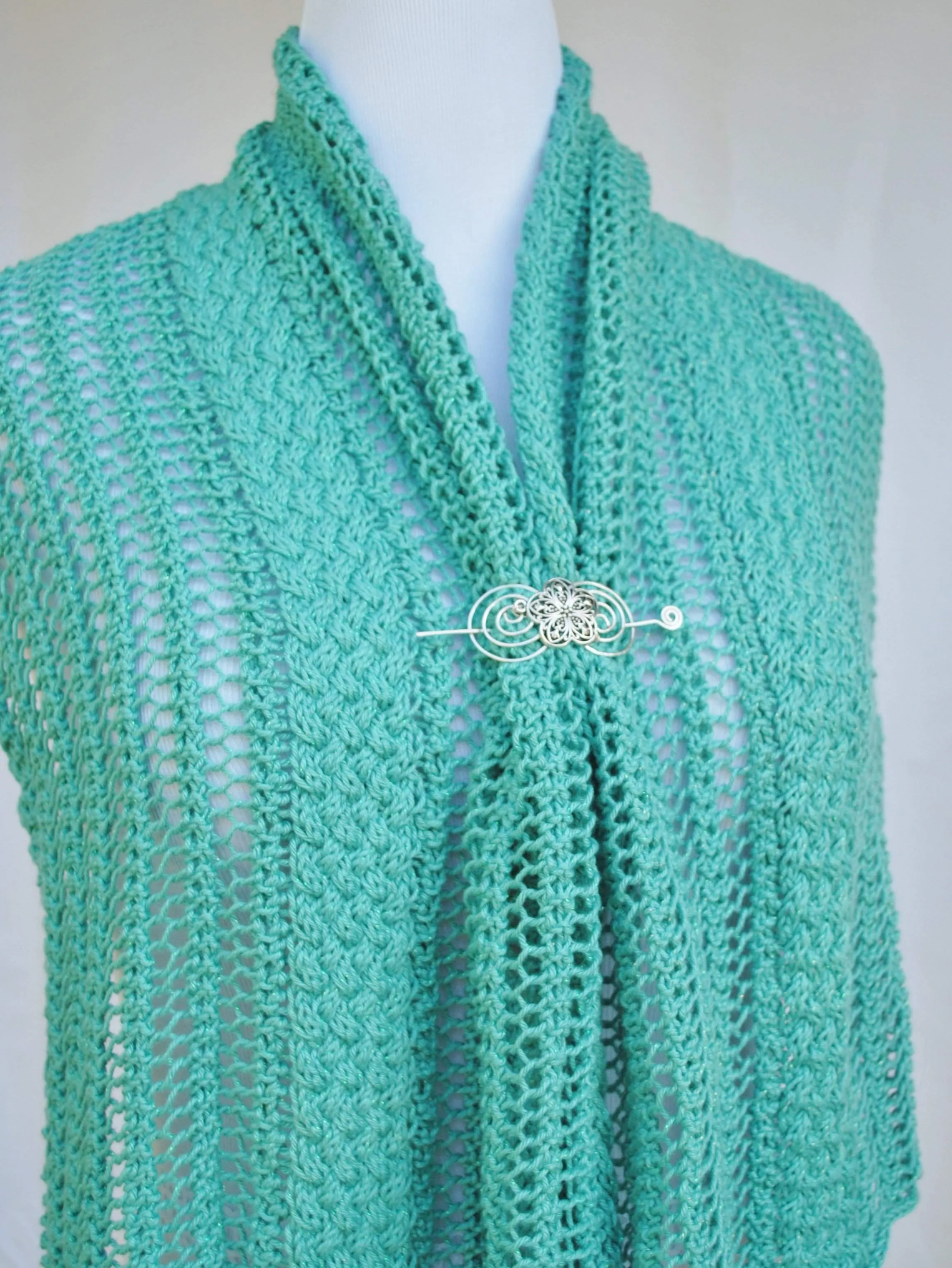 Titchfield Knit Wrap Pattern PDF Downlaod