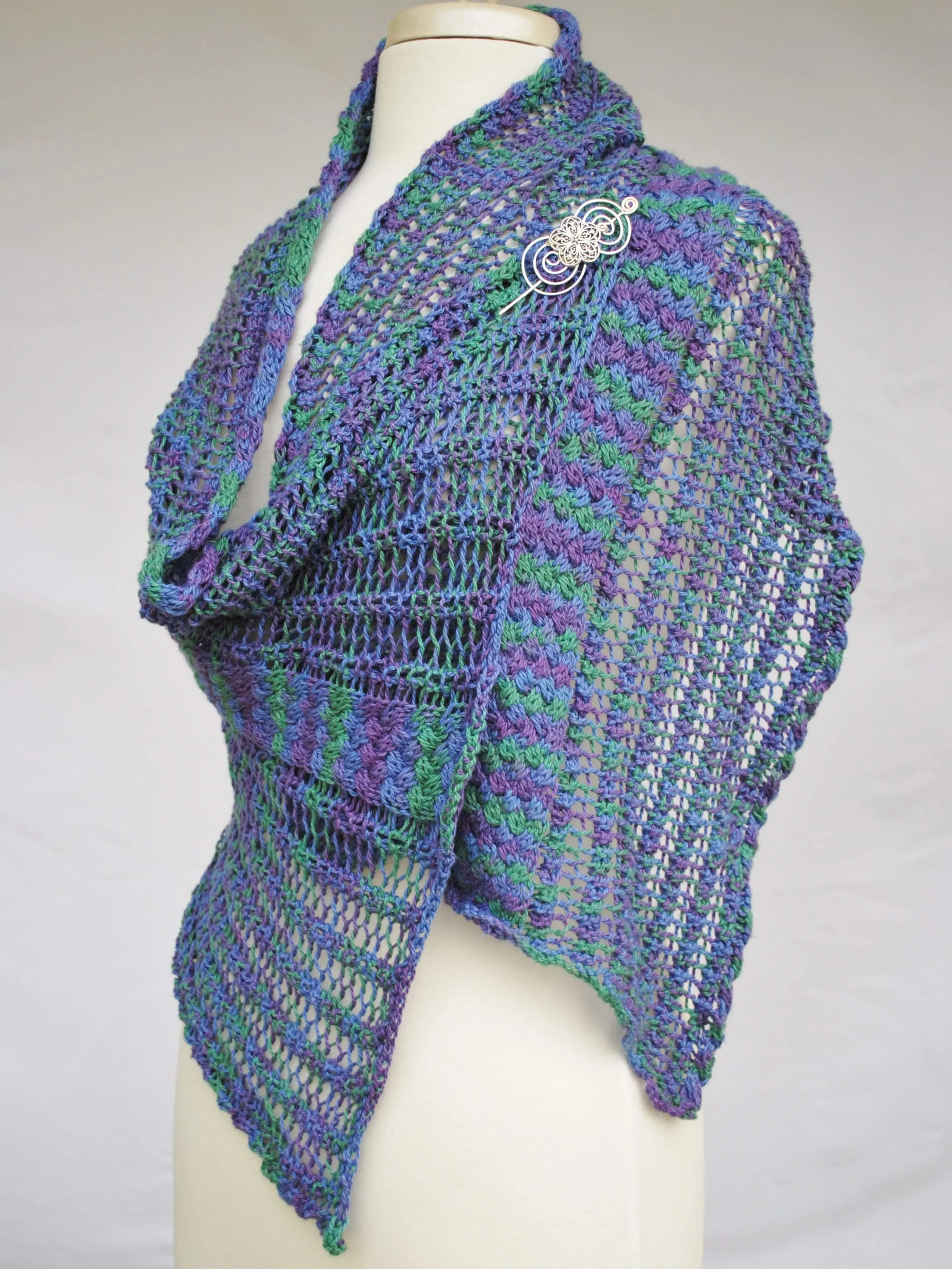 Titchfield Knit Wrap Pattern PDF Downlaod