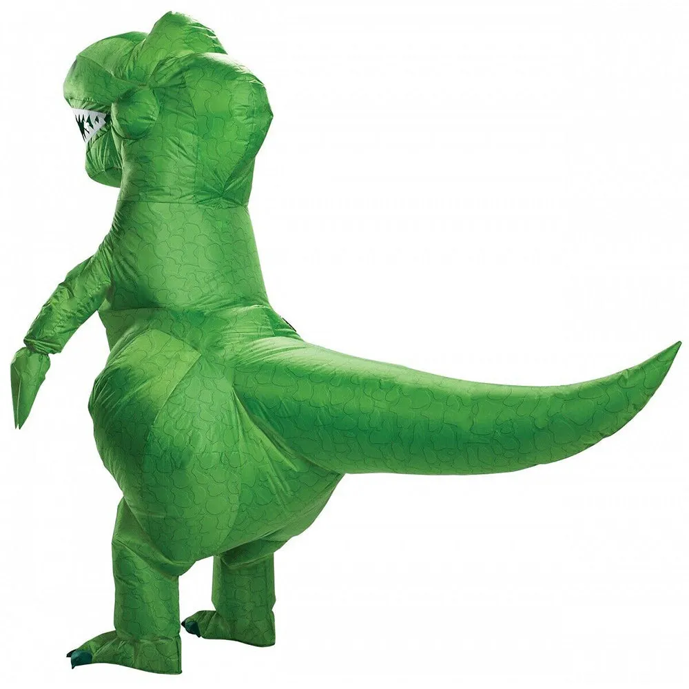 Toy Story Rex The Dinosaur Adult Inflatable Jumpsuit Costume