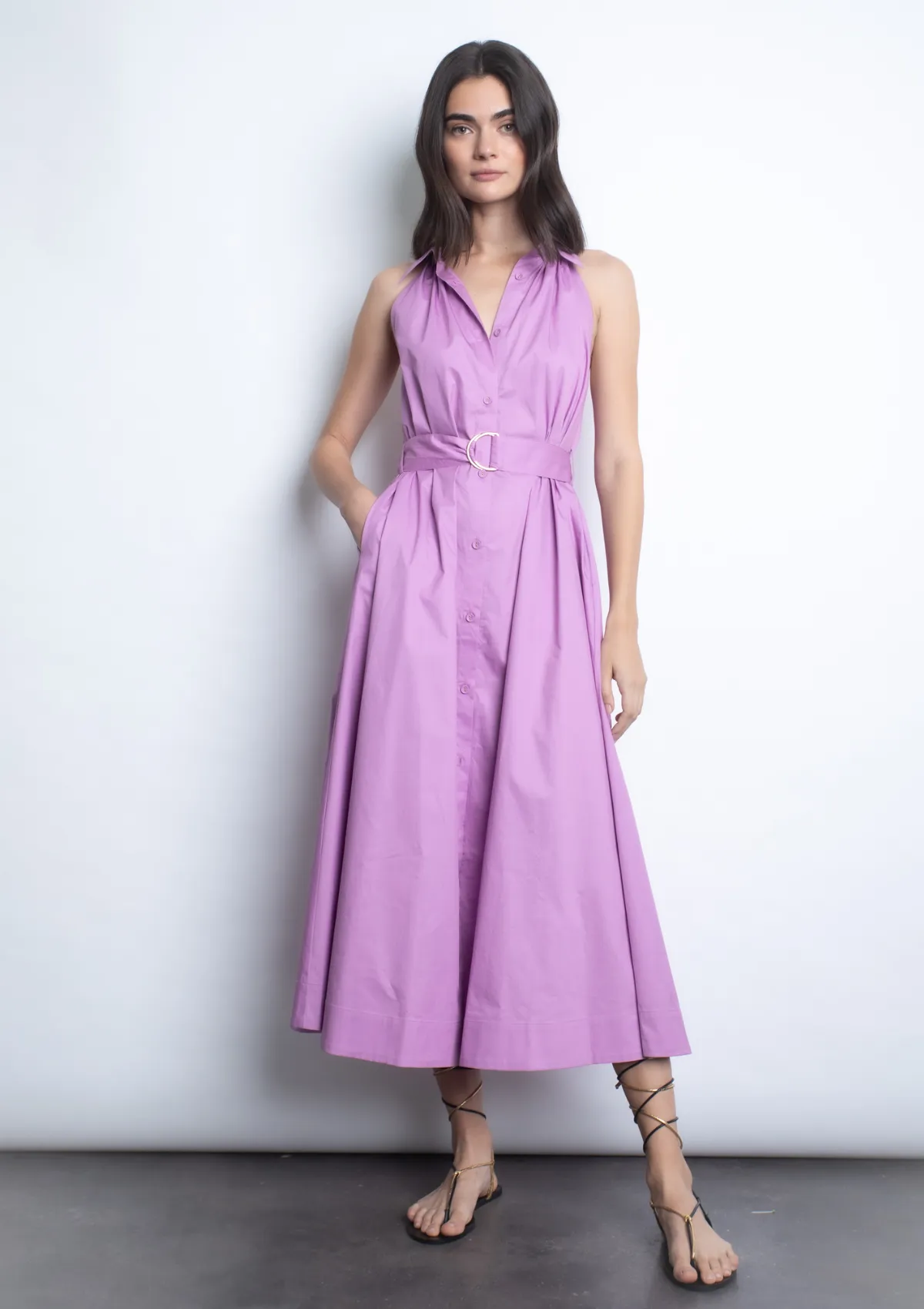 Trinidad Midi Dress - Lavender