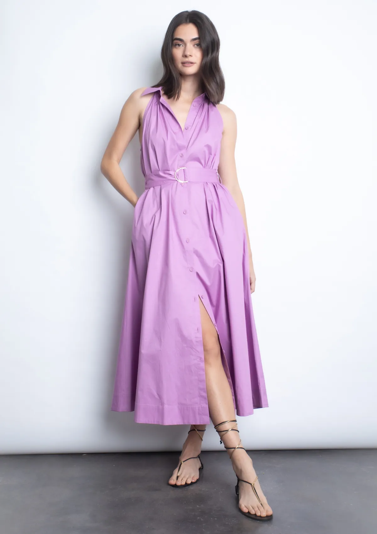 Trinidad Midi Dress - Lavender