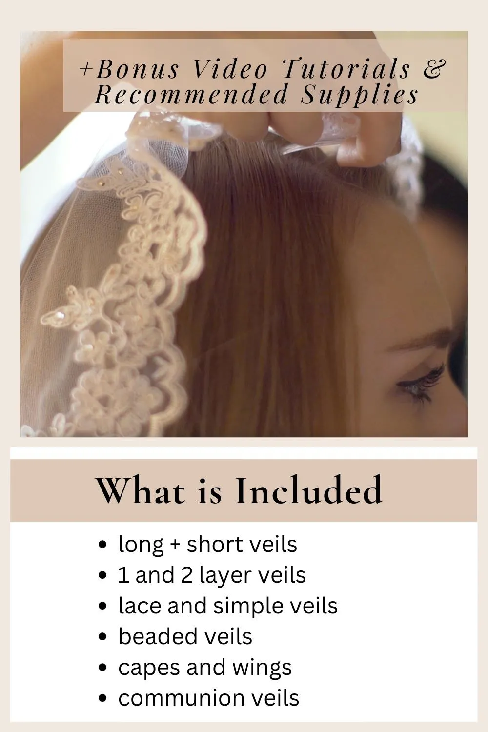 Ultimate Wedding Accessory Sewing Guide: 15  Bridal Veil, Cape and Sleeve Patterns