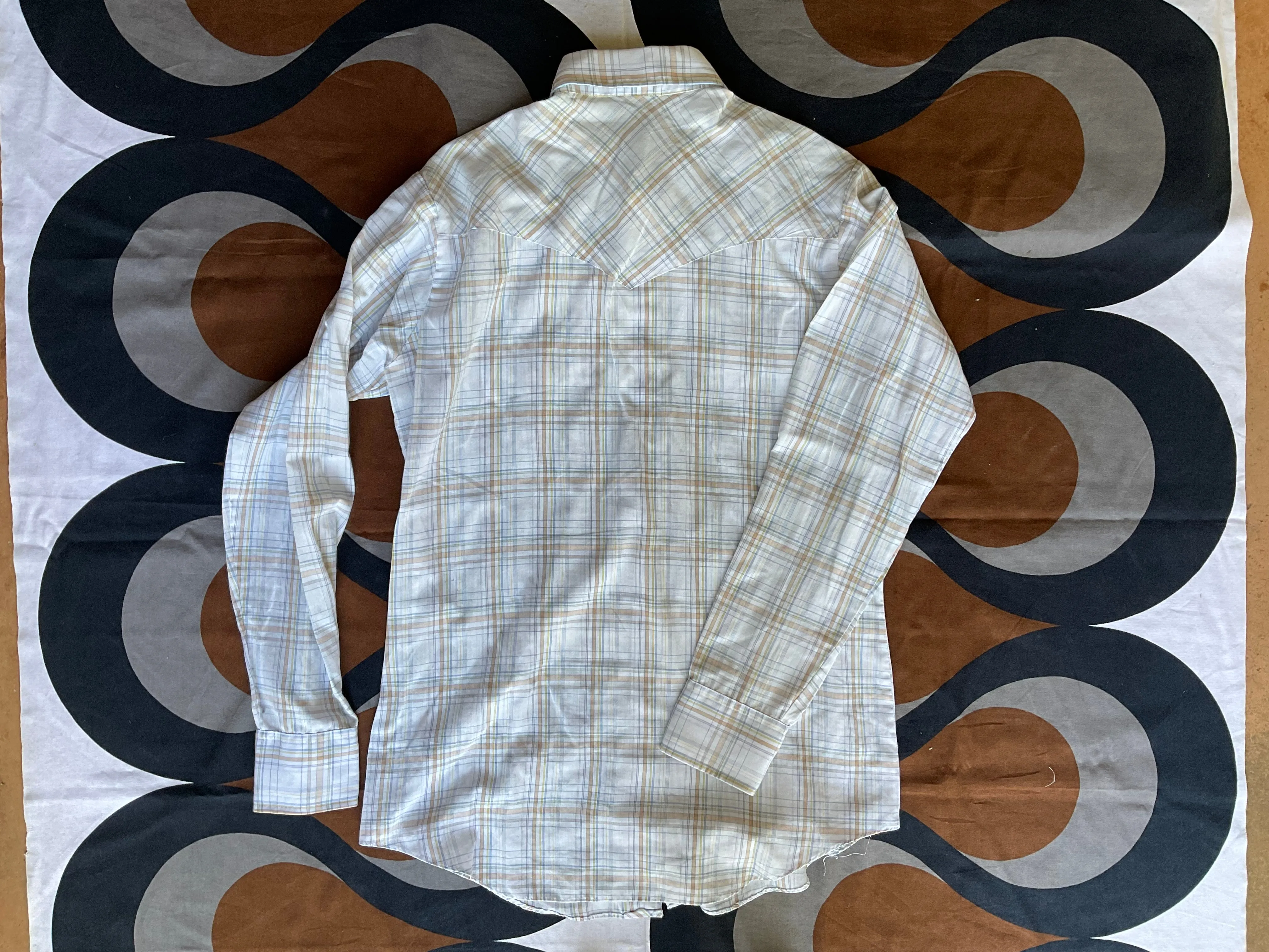 Vintage Lee Western long-sleeve check shirt, Medium