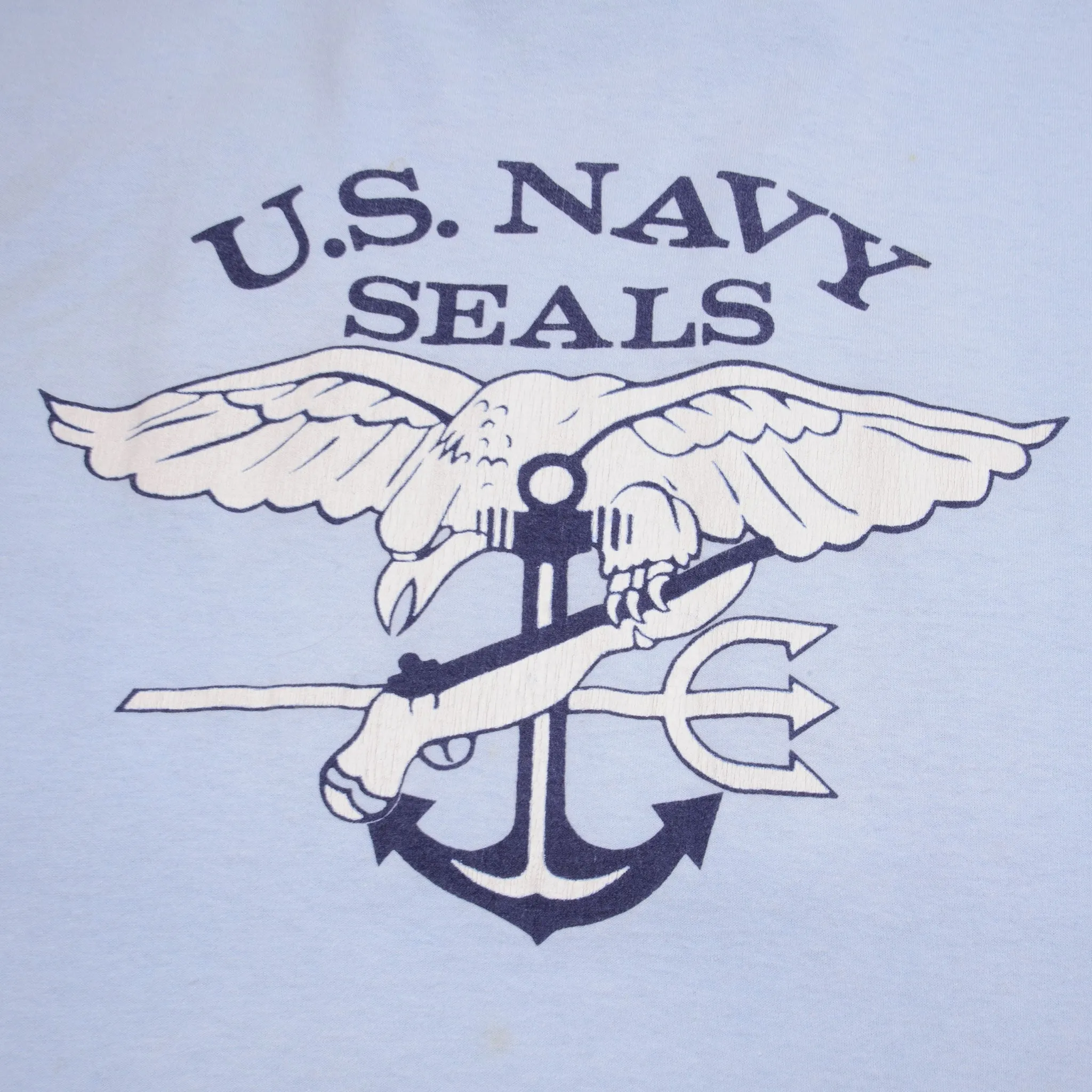 VINTAGE US NAVY SEALS TEE SHIRT 1980S SIZE LARGE