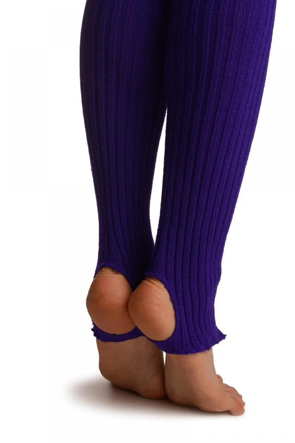 Violet Purple Stirrup Dance/Ballet Leg Warmers