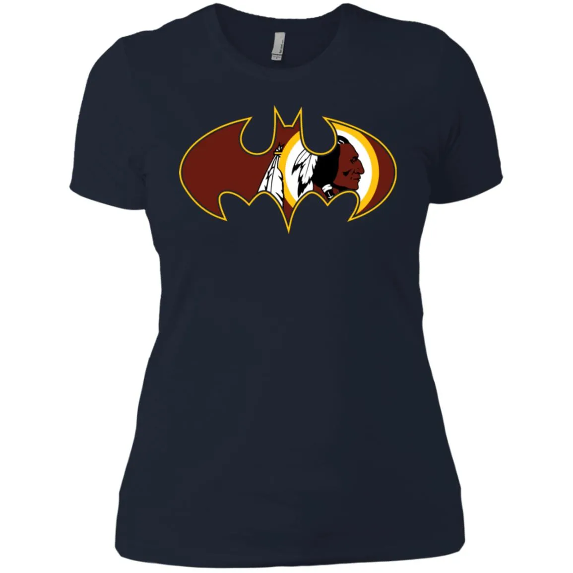 We Are The Washington Redskins Batman Nfl Mashup Women Cotton T-Shirt