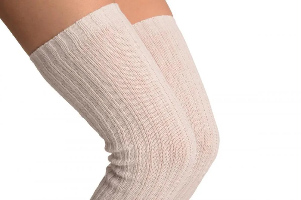 White Stirrup Dance/Ballet Leg Warmers