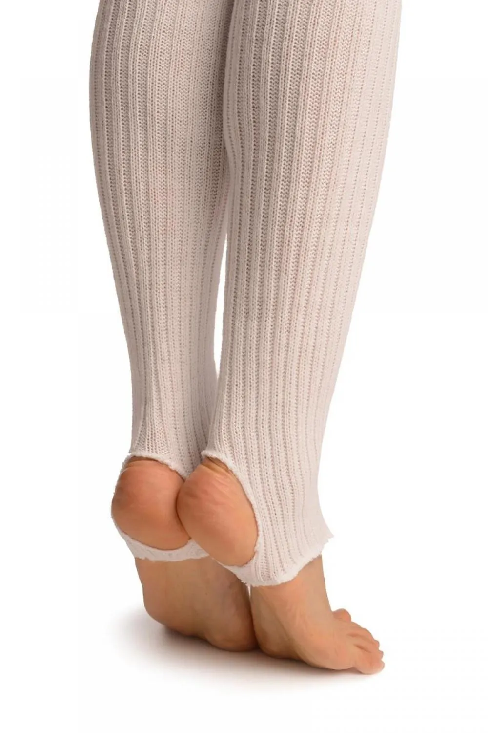 White Stirrup Dance/Ballet Leg Warmers