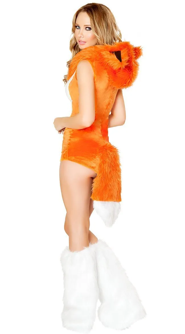 Women Fox Fancy Dress Halloween Carnival Party Cosplay Costume