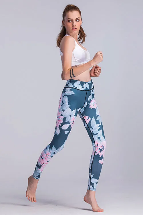 Yoga Floral Print Leggings