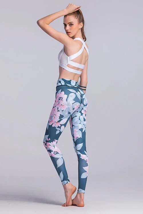 Yoga Floral Print Leggings