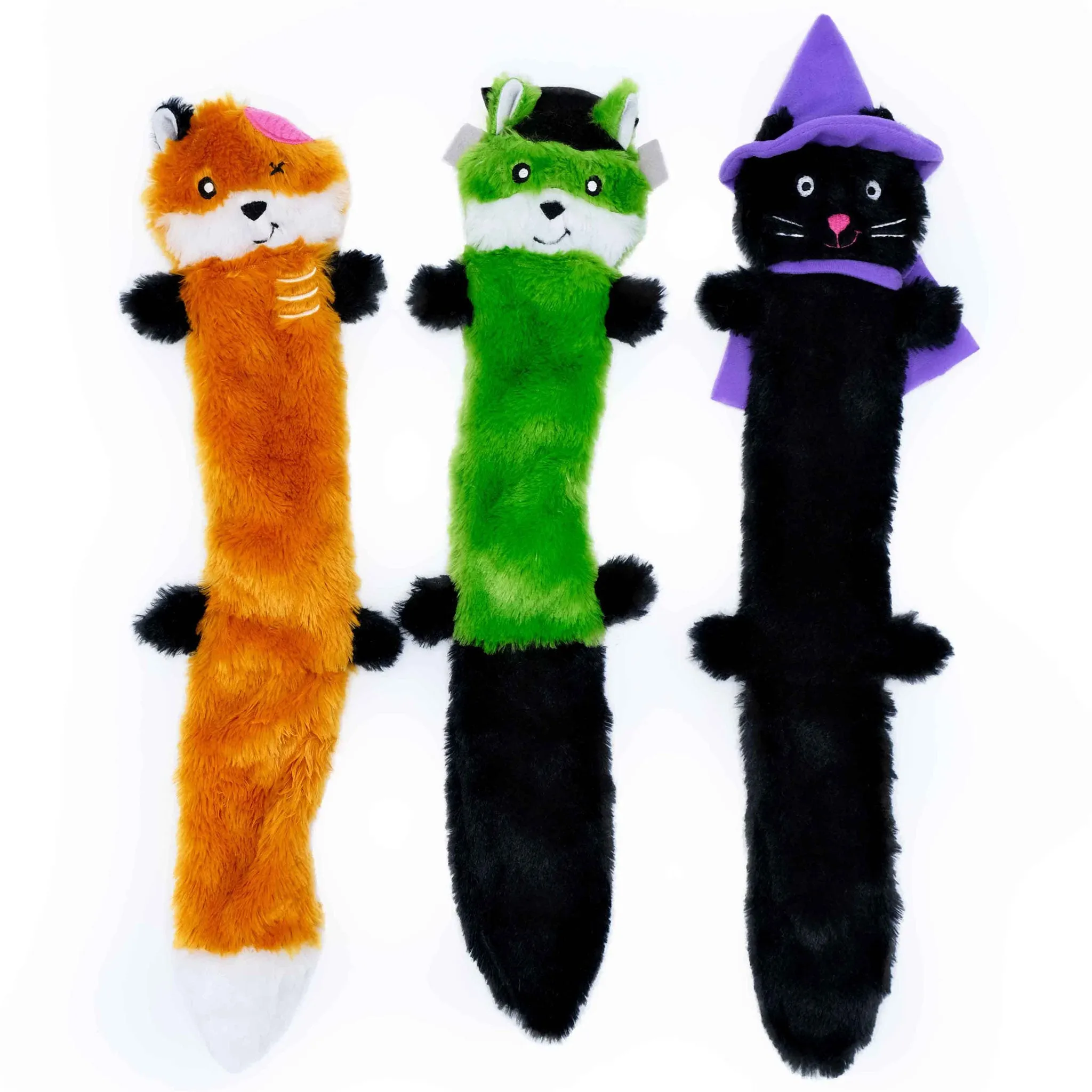 Zippy Paws Halloween Skinny Peltz Dog Toys