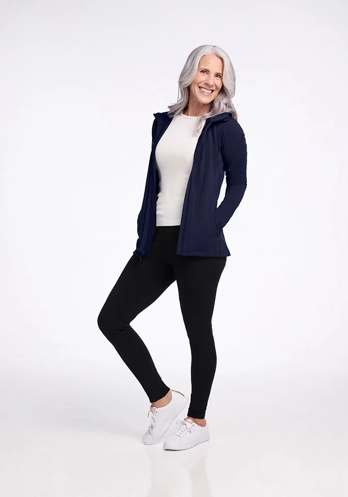 Zoey Zip Up Hoodie • Final Sale Deals! - Deep Navy