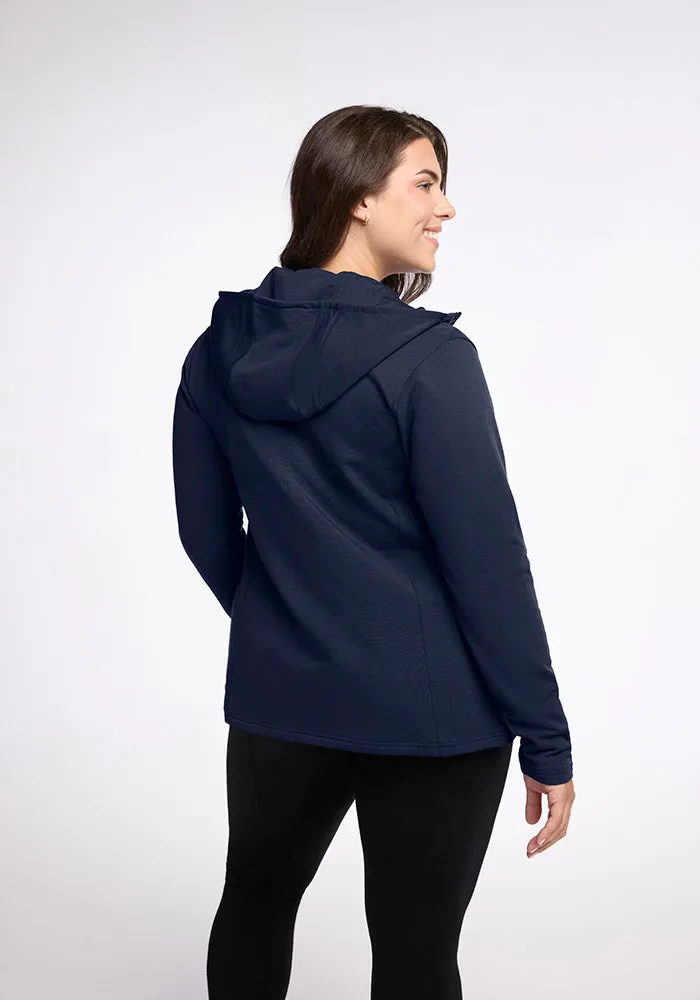 Zoey Zip Up Hoodie • Final Sale Deals! - Deep Navy