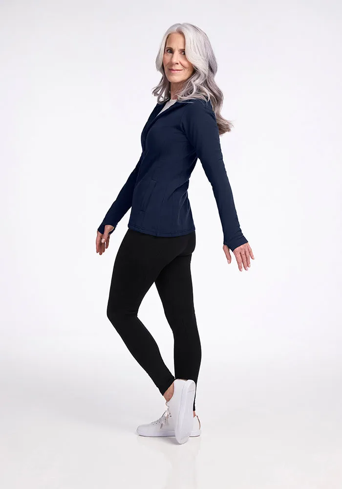 Zoey Zip Up Hoodie • Final Sale Deals! - Deep Navy