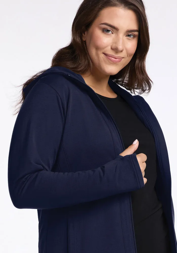 Zoey Zip Up Hoodie • Final Sale Deals! - Deep Navy